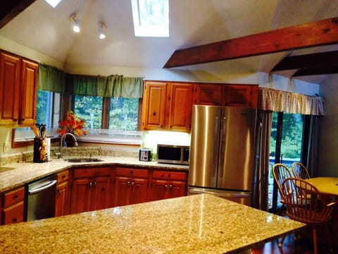 New kitchen with granite tops