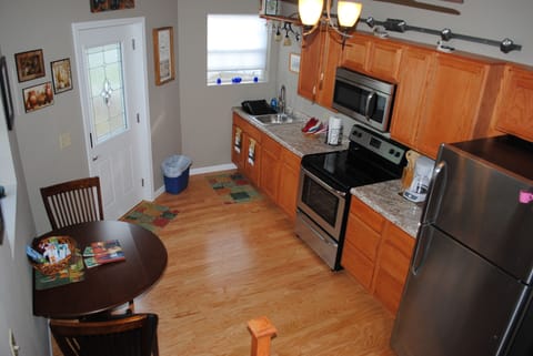 Kitchen and breakfast area.