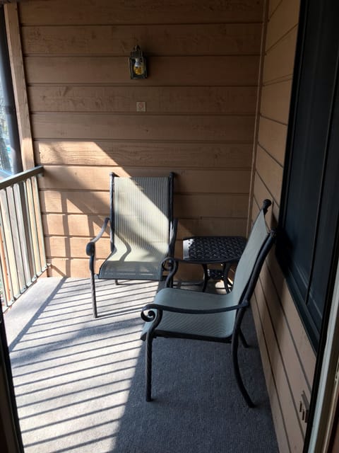 Patio off living room