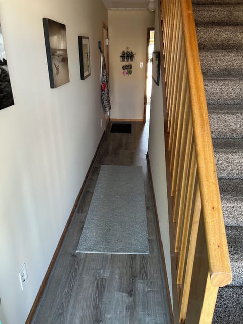 First floor entrance. New floor