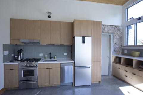 Full kitchen in den.