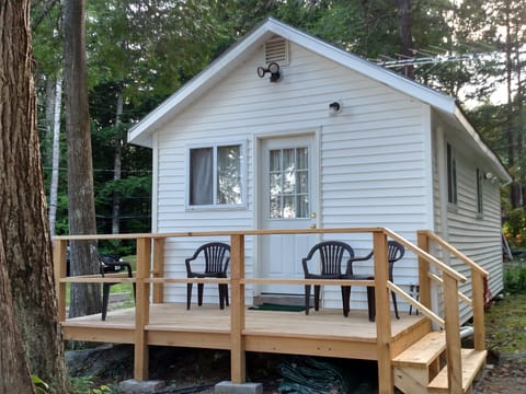 Enjoy your morning coffee from  our new deck.