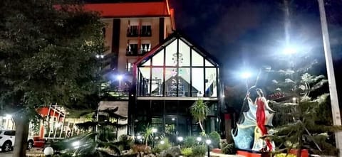 Front of property - evening/night