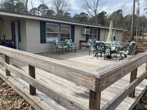 Large back deck