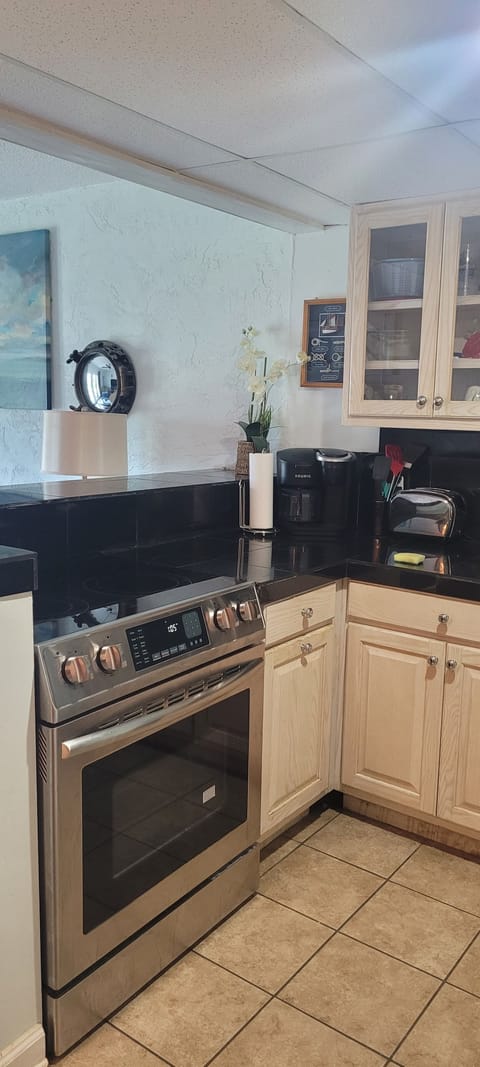 kitchen with new appliances