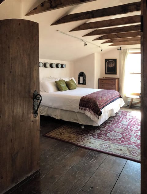 View from master bedroom to dining area