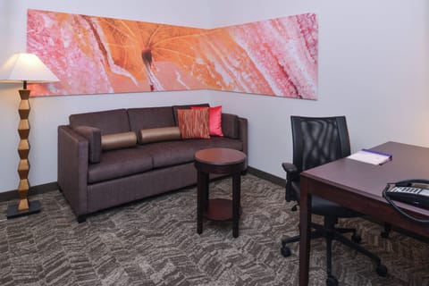 Premium bedding, desk, blackout drapes, iron/ironing board