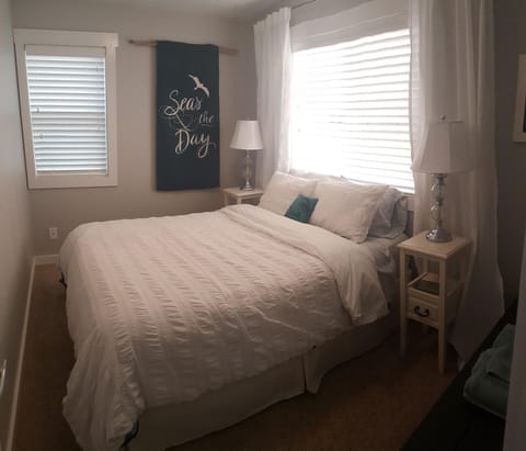Master Bedroom with  fluffy duvet.