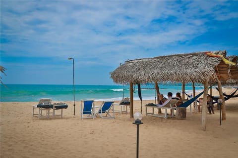 Private beach