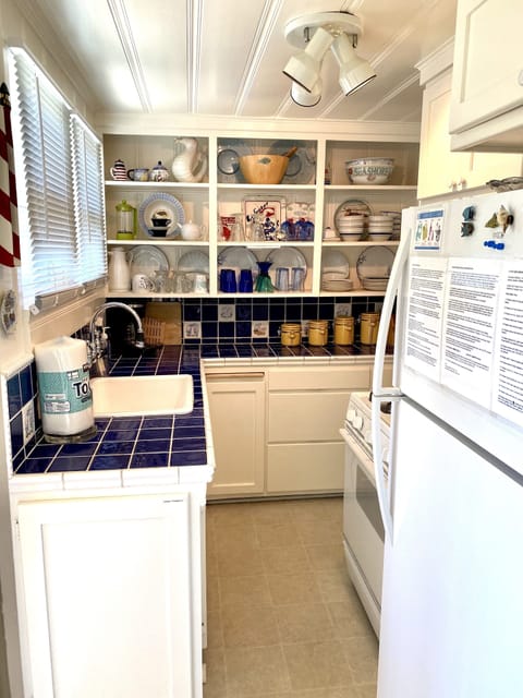 Entrance to the galley Kitchen from the Dining Room.