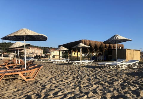 On the beach
