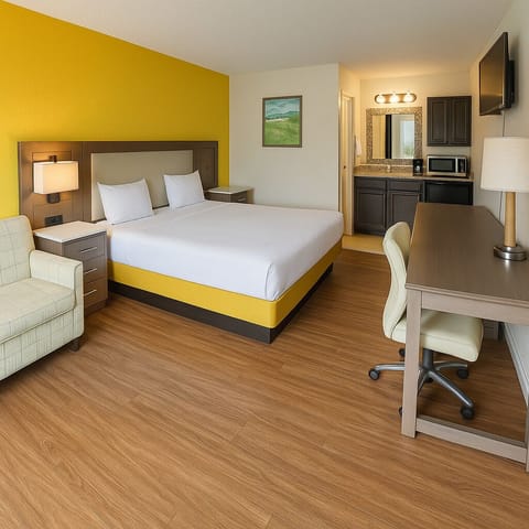 King Room | Desk, iron/ironing board, free WiFi, bed sheets