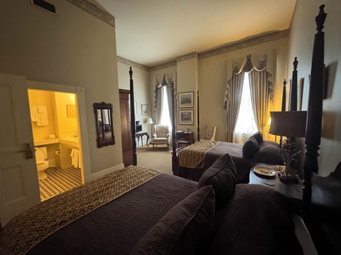 Room, 2 Double Beds (The Hiram R. Revels Room) | Pillowtop beds, desk, blackout drapes, iron/ironing board