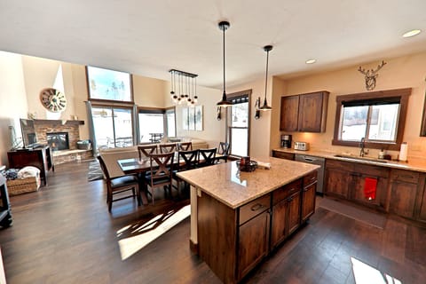 Spacious open floor plan.