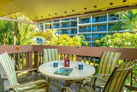 Enjoy Your Morning Coffee on The Lanai Surrounded by Lush Tropical Greenery 
