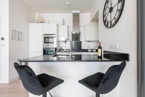 Sea views from the kitchen