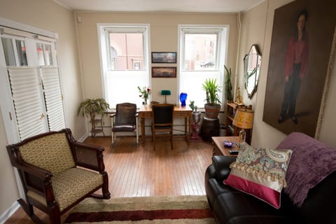 French door going into hallway
