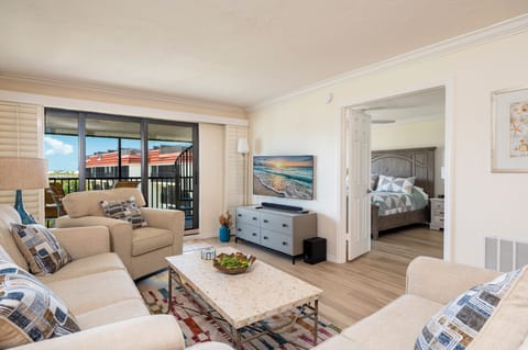 The dresser has loads of room, making this a complete, comfortable living space.