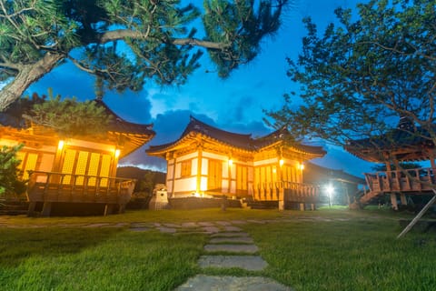 Front of property - evening/night