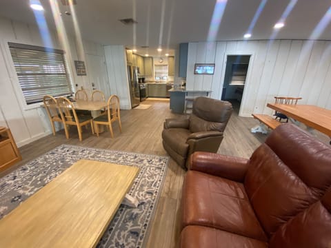 A view of the kitchen from the great living room