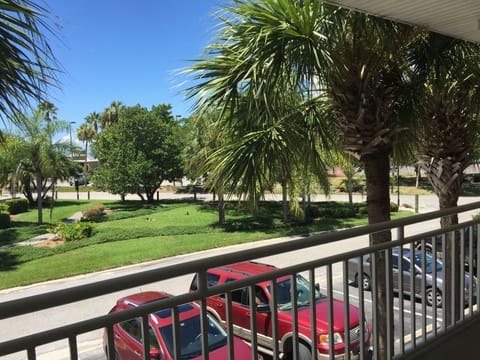 View from the balcony.  Unit is less than 1 minute walk to the bay