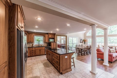 Kitchen and dining area