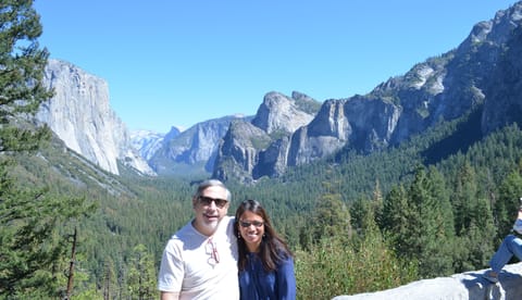 Your friendly host at Tunnel View.