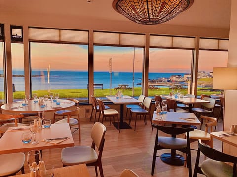 Lunch and dinner served, local cuisine