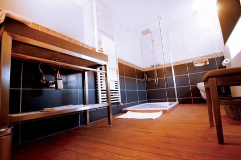 Double Room (Le Roi de Coeur) | Bathroom | Shower, eco-friendly toiletries, hair dryer, slippers