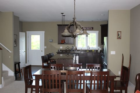 View of Dining Area and Kichen