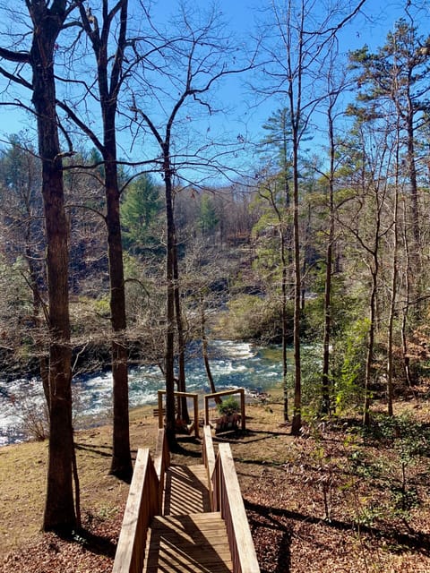Great view in the wintertime when all the leaves have fallen.