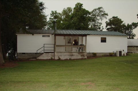 The house from the street view.