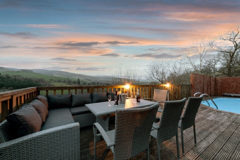 Breathtaking sunsets from around the pool