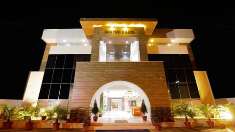 Front of property - evening/night