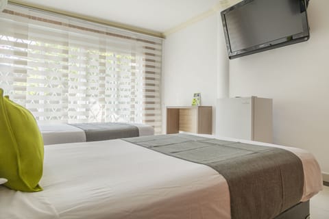 Hypo-allergenic bedding, memory foam beds, minibar