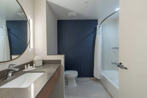 Room, 2 Queen Beds | Bathroom | Free toiletries, hair dryer, towels, soap