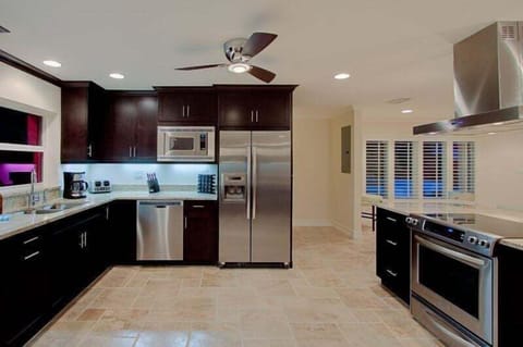 Large Kitchen with Stainless Appliances