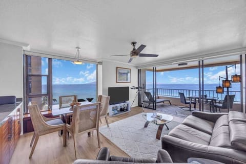 High floor corner with side window. Window views from every room