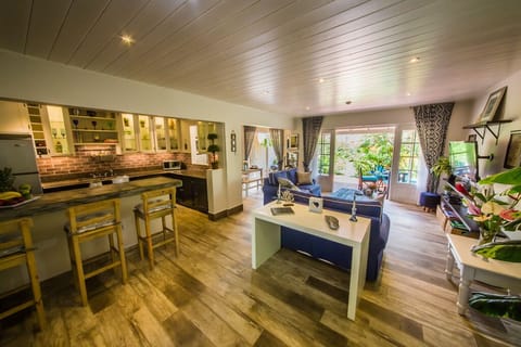 Contemporary open plan living area