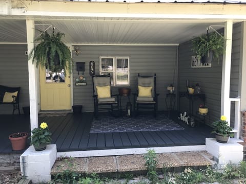 Relax on the front porch