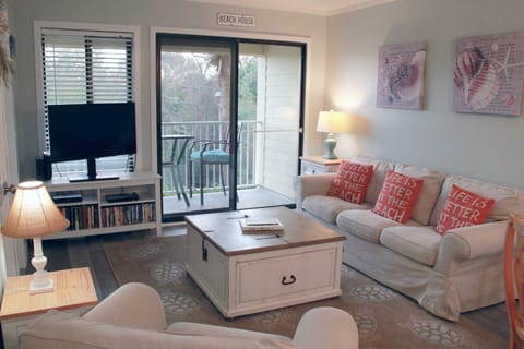 Living Room with View of Patio