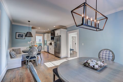 Extra Bench Seating in Kitchen  for more gathering space