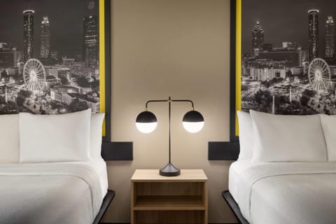 Room, 2 Queen Beds, Non Smoking | Desk, free WiFi, bed sheets