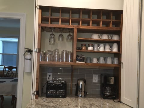 Custom crafted coffee bar