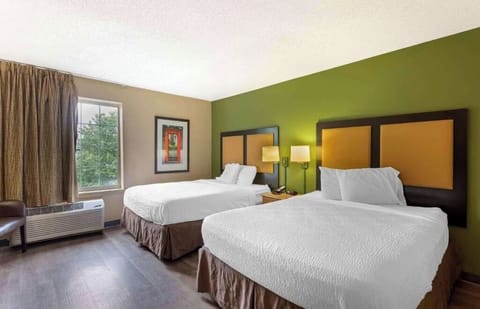 Room, 2 Queen Beds, Non Smoking, Kitchen | Desk, laptop workspace, iron/ironing board, free WiFi