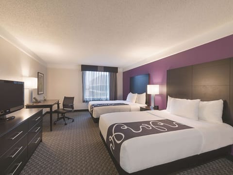 Room, 2 Double Beds, Non Smoking | Premium bedding, pillowtop beds, desk, laptop workspace