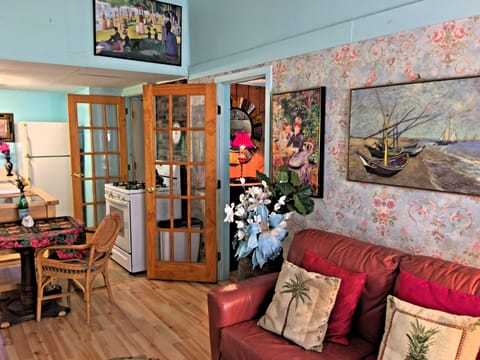 Den with twin size bed