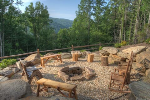 Enjoy the view with your morning coffee or evening glass of wine around the fire