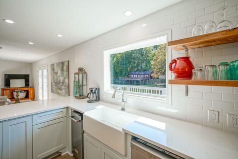 Lake View from Kitchen