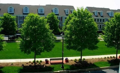 Your View of the Village Green Park from Master Bedroom Suite 2